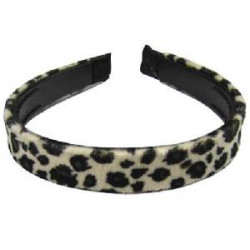 Light leopard headband