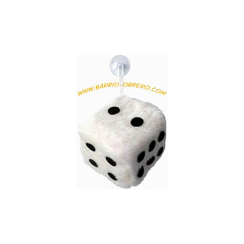 Dice with suction cup for car