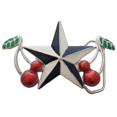 Nautical Star Buckle with Cherries