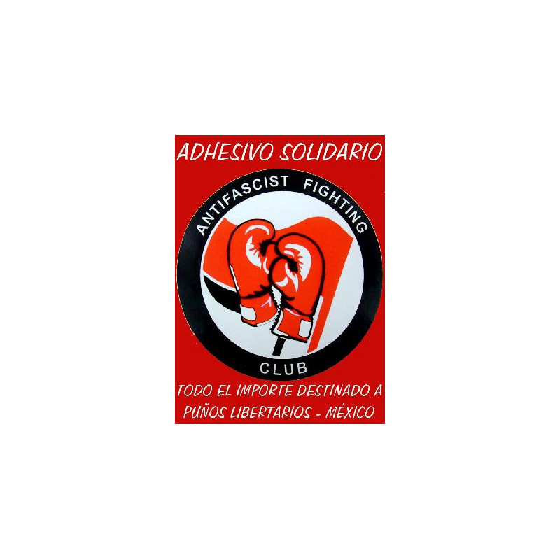 Solidarity adhesive Antifascist Fighting Club