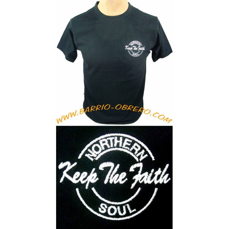 Northern Soul embroidered T-shirt
