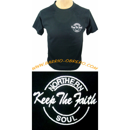 Northern Soul embroidered T-shirt