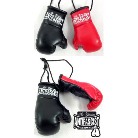 Pareja mini guantes boxeo   Antifascist Fighting Club   Rojinegros