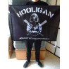 Hooligan flag against modern football