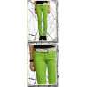 Green skinny jeans