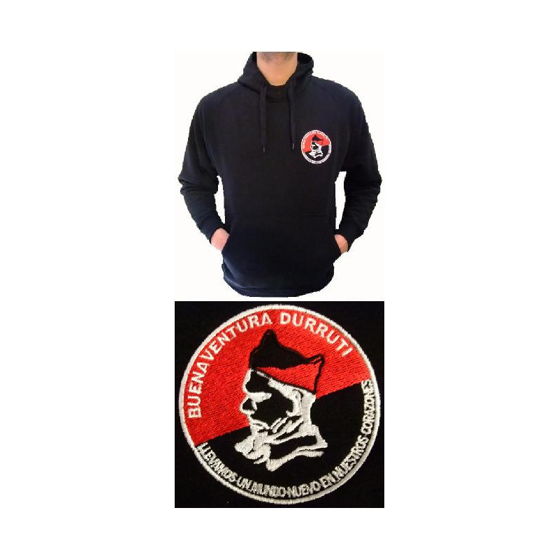Durruti embroidered thick sweatshirt
