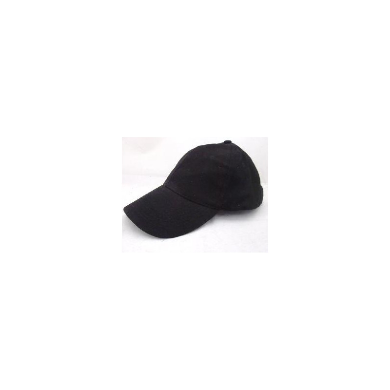 Gorra negra lisa
