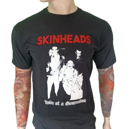 Camiseta Skinheads Voice of a generation