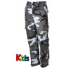 Children's urban camouflage trousers