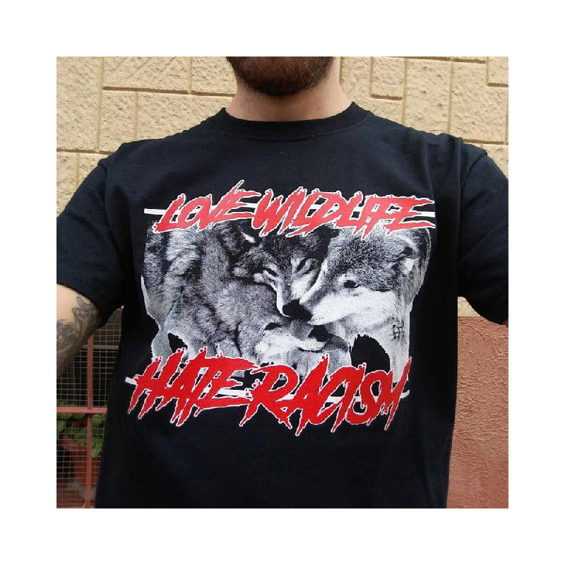 Camiseta Love wildlife Hate racism
