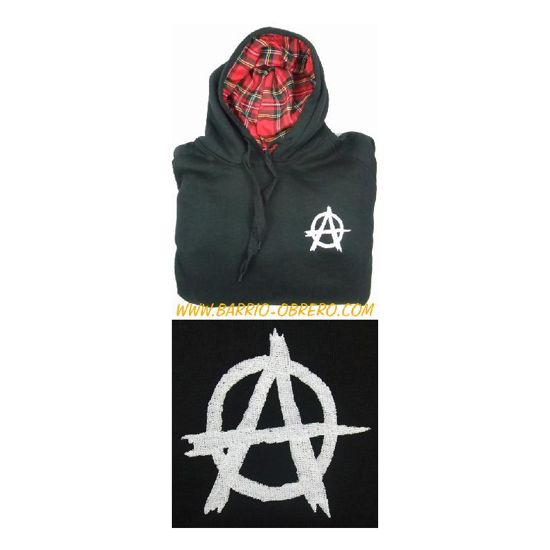 Thick embroidered sweatshirt Anarchy