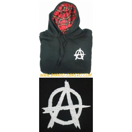 Thick embroidered sweatshirt Anarchy