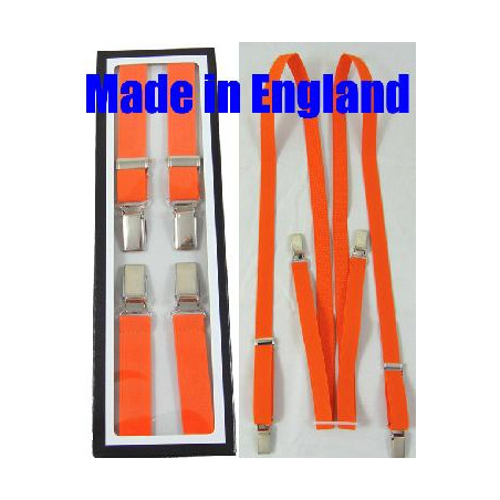 Orange half-inch suspenders