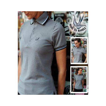 Women's Polo with Stripes Hard To Handle