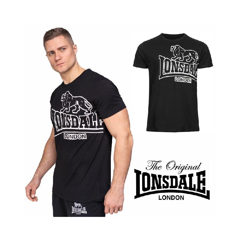 Lonsdale T-Shirt London Mens Black Green Boxing Gym Training Running Large  BNWT - Helia Beer Co