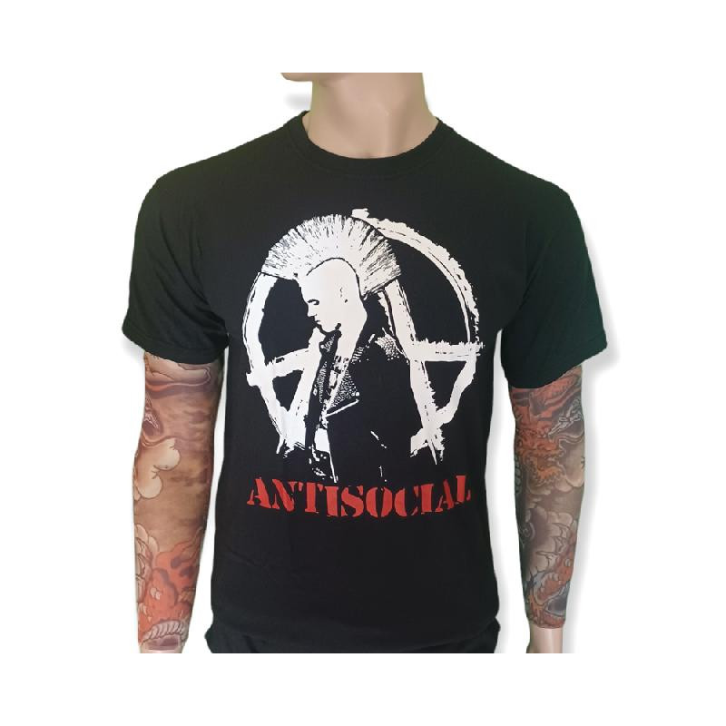 Camiseta Antisocial Punk