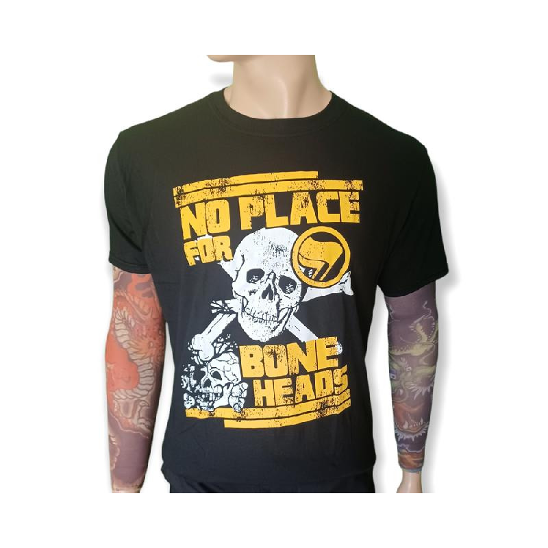 T-shirt No place for boneheads