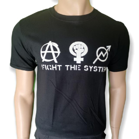 T-shirt Fight the system
