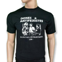 T-shirt Dones Antifeixistes...
