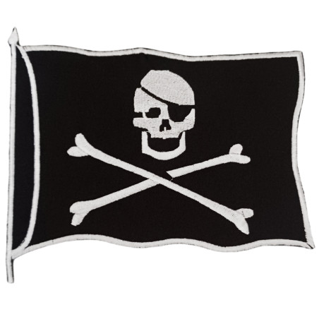 Parche espaldera Bandera Pirata