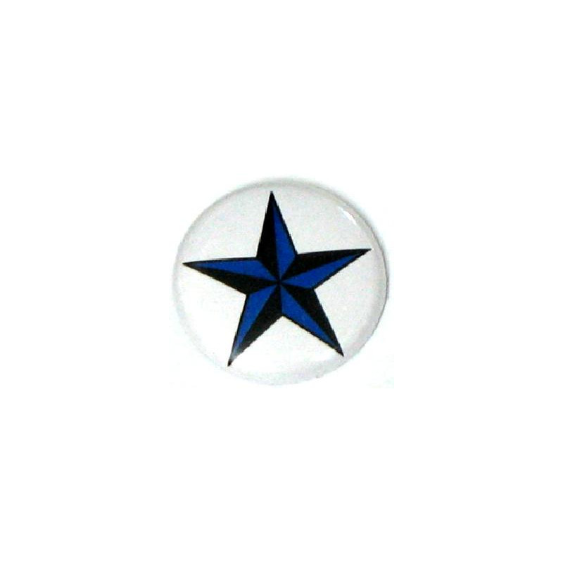 Blue nautical star plate