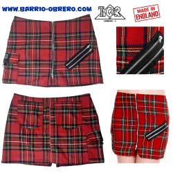 Scottish Miniskirt Zippers