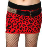 Minifalda Leopardo rojo