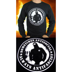Sweatshirt Sometimes antisocial always antifascist