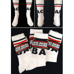 White ACAB socks