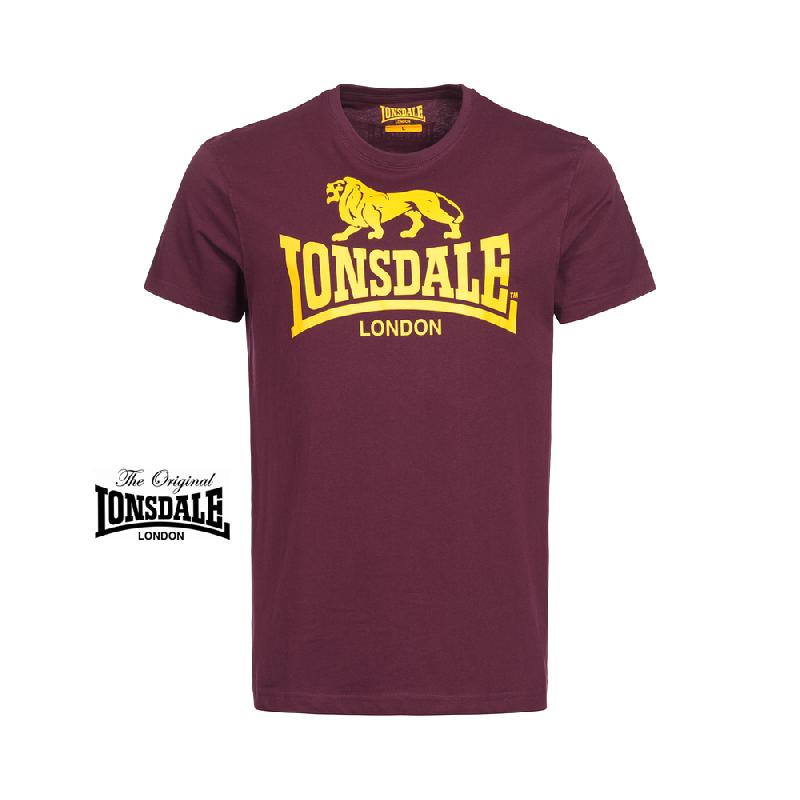 Camiseta Lonsdale vintage oxblood