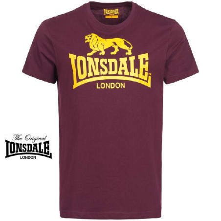 Camiseta Lonsdale vintage oxblood