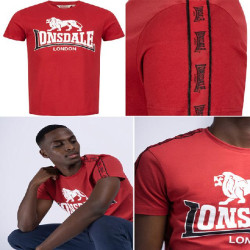 T-shirt Lonsdale strip sleeves