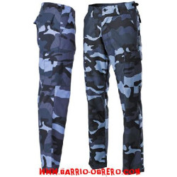 Blue camouflage military...