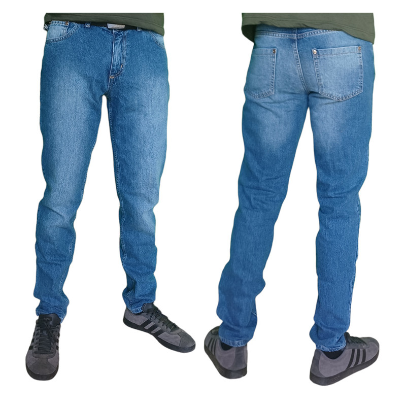 Unisex blue jeans