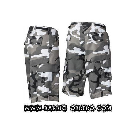 Bermuda shorts urban camouflage
