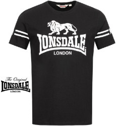 Lonsdale White Striped T-Shirt