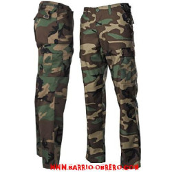 Green camouflage pants