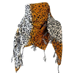 Palestinian leopard headscarf
