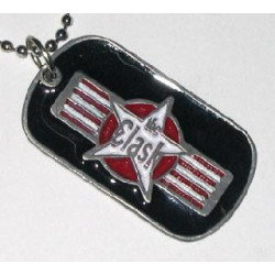 The Clash plate pendant with chain