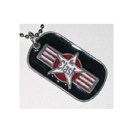 The Clash plate pendant with chain