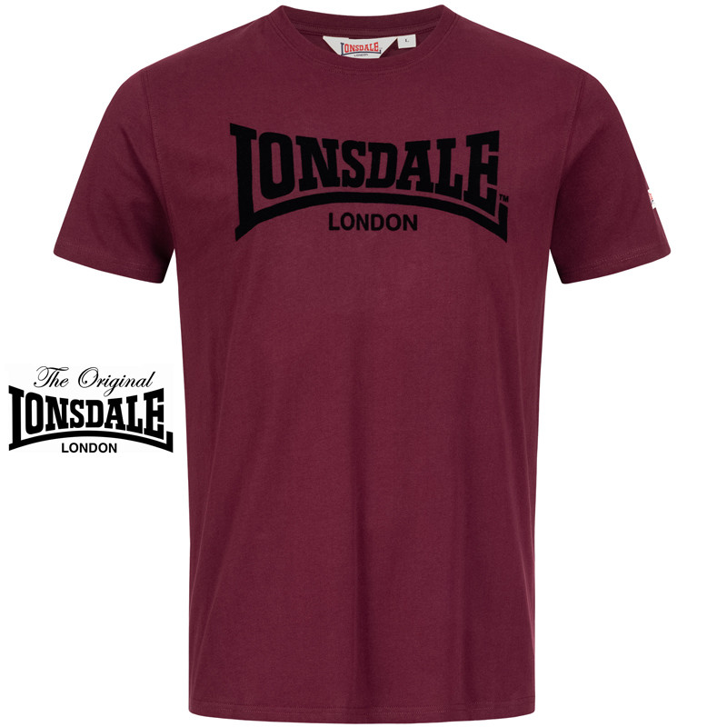 Classic T-shirt Lonsdale Oxblood