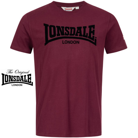 Camiseta clásica Lonsdale Oxblood