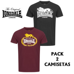 Pack 2 camisetas Lonsdale