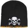 Pirate skull screen-printed hat