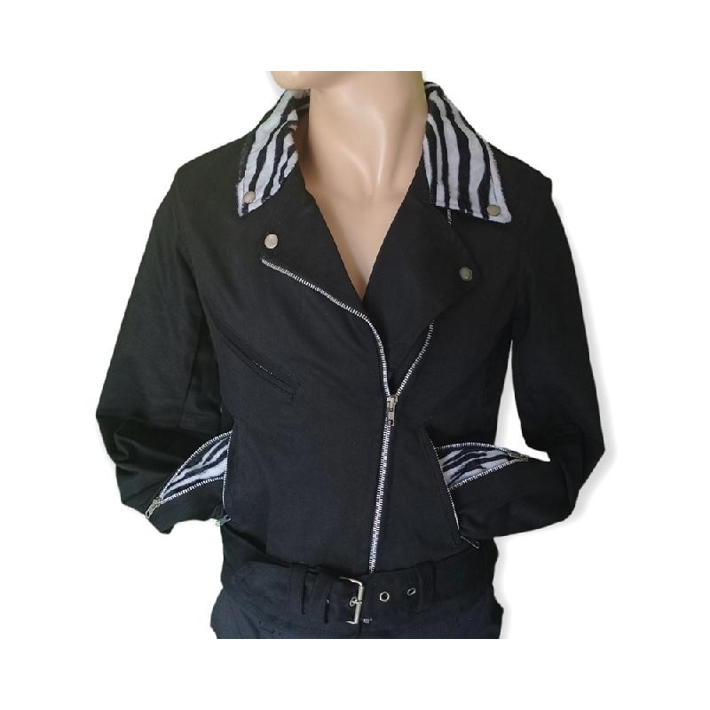 Cruzada Vegan Cebra de tela