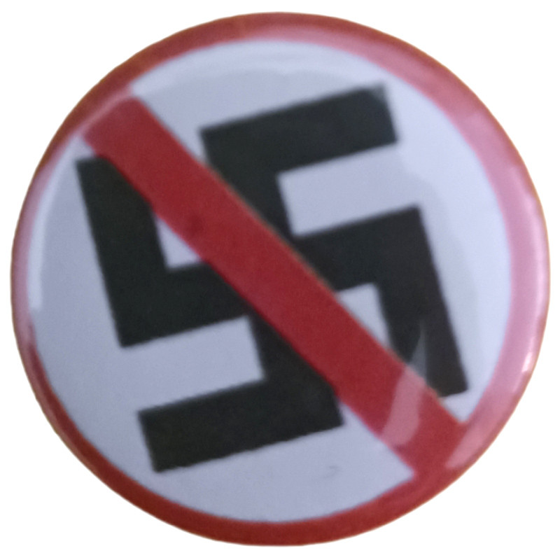 Chapa Prohibido nazis