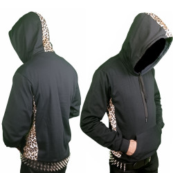 Punk Leopard crest sweatshirt