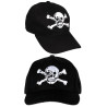 Embroidered pirate skull cap