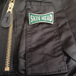 Big Green Skinhead Pin