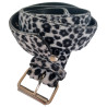 Cinturón Leopardo blanquinegro
